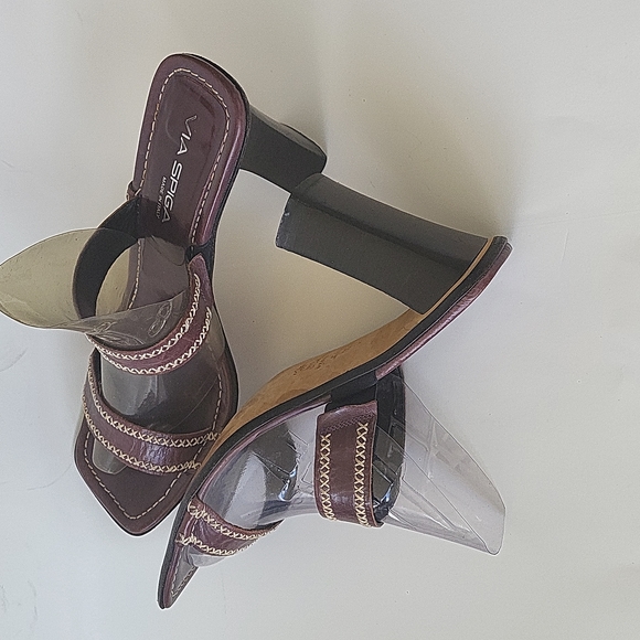 Via Spiga women's sandals shoes brown leather size 10M - Picture 6 of 13